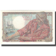 France, 20 Francs, Pêcheur, 1942, 1942-09-24, NEUF, Fayette:13.3, KM:100a - 20 F 1942-1950 ''Pêcheur''