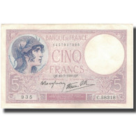 France, 5 Francs, Violet, 1939, 1939-07-13, SUP+, Fayette:4.1, KM:83 - 5 F 1917-1940 ''Violet''