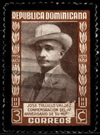 Dominicana 1939 Mi 362 Anniversary Of Death José Trujillo Valdez - Dominicaine (République)