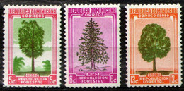 Dominicana 1956 Mi 557-559 Reforestation - MNH - Dominicaine (République)