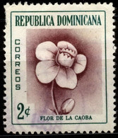 Dominicana 1957 Mi 609 Mahogany-flower - Dominicaine (République)