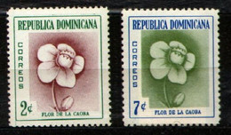 Dominicana 1957 Mi 609, 611 Mahogany-flower - MNH - Dominicaine (République)