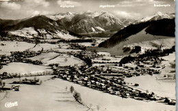 10104 - Deutschland - Hausham Mit Schliersee , Brecherspitze Und Jägerkamp , Aiplspitze - Gelaufen 1962 - Miesbach