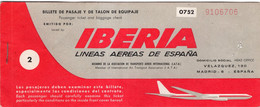 IBERIA. LINEAS AEREAS DE ESPANA - Europa