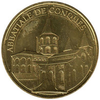 12-1857 - JETON TOURISTIQUE MDP - Abbatiale De Conques - Vue D'ensemble - 2014.1 - 2014