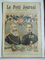 Le Petit Journal N° 255 – 6 Octobre 1895 - LEOPOLD II ROI Des BELGES-TSAR NICOLAS GRECE - 1850 - 1899