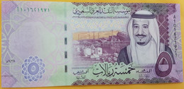 Saudi Arabia 5 Riyals 2017 P-38 B 20 Pieces UNC From A Bundle. Total Of 100 Riyals - Saoedi-Arabië