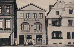 Gruss Aus Café Grantz, Eutin Am Markt. Inh. Paul Böttger, 1914. - Eutin