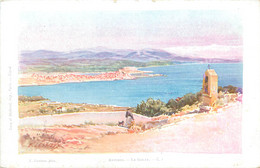 CPA ILLUSTRATEUR LESSIEUX " Le Golfe D'Antibes" - Lessieux