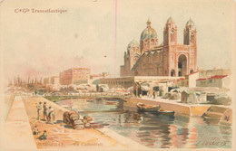 CPA ILLUSTRATEUR LESSIEUX / LA CATHEDRALE DE MARSEILLE - Lessieux