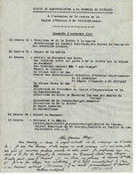 LETTRE ADMINISTRATION: Manifestation Saint Georges De Rouelley, En L'honneur FOUCAULT , Maire .1949 - Décrets & Lois