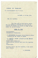 LETTRE ADMINISTRATION: Syndicat Des Pharmaciens Le Havre, 22 Mai 1936. - Décrets & Lois