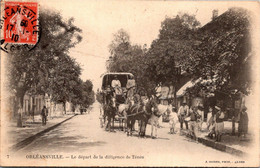 ALGERIE -- ORLEANVILLE -- Le Départ Dde La Dilligence De Ténès - Chlef (Orléansville)