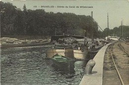 REF4222/ CP-PK Bruxelles Entrée Du Canal De Willebroeck  MINT - Navigazione