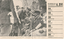 Foglio Calendario - Libia Il Duce - Grand Format : 1921-40