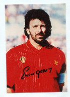 FOOTBALL - ERIC GERETS [ Belgique, Entraineur De L'Olympique De Marseille] Signature Autographe Sur Photo 10 X 14 Cm - Sportivo