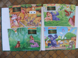 TARZAN 4 Emballages Boites Happy Meal Mac Donald Neufs - McDonald's