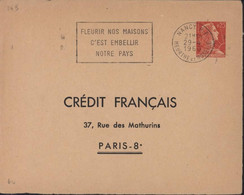 Entier Muller Entier Rouge 25ct Crédit Français 147 X 114 Storch F1b Enveloppe Privée Timbrée Sur Commande - Enveloppes Repiquages (avant 1995)