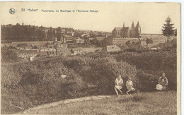 Saint-Hubert - Panorama, La Basilique Et L'Ancienne Abbaye - Saint-Hubert