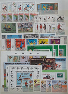 STAMPS - MIX FOOTBALL / CALCIO / SOCCER / FUTEBOL - Uncirculated / MNH And Used - 120+ Stamps - Otros & Sin Clasificación