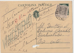 Cartolina Postale Vinceremo - Aff. 30cent AMGOT (come Da Scansione) - Occup. Anglo-americana: Sicilia
