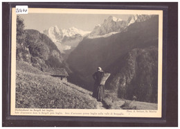 GRÖSSE 10x15 - HERBST ABEND IM BERGELL BEI SOGLIO - TB - Soglio