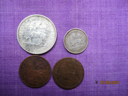 Ethiopia: 4 Coins Menelik II - Ethiopië