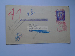 D179156 USA  Meter Uprated Stationery -1962 New York - University   Alfred A. Smith To Dr.Denis Kertesz -Tunis - 1961-80