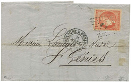 France : N°48g  Obl. Sur Lettre - Other & Unclassified