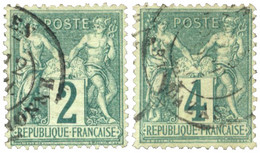 France : N°62 Et 63 Obl. TB - Other & Unclassified