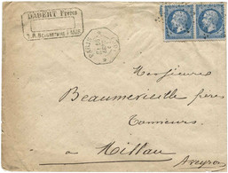 France : N°22 Obl. Sur Lettre - Other & Unclassified