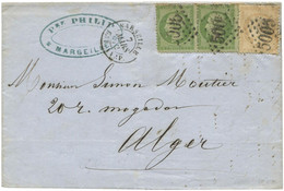 France : N°20 PAIRE Et 59 (p.d.)  Obl. Sur Lettre - Other & Unclassified