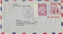 République Dominicaine 1957 Lettre Par Avion Pour L'Allemagne - Dominicaine (République)