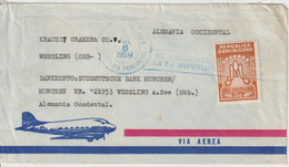 République Dominicaine 1958 Lettre Par Avion Pour L'Allemagne - Dominicaine (République)