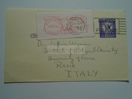 D179168 USA Stationery Uprated With Meter  1965 Richland WA. -W.H.Smith  -Dr. Jeffries Wyman -Rome - 1961-80