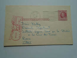 D179172 USA Stationery Uprated With Meter 1957-UPTON Brookhaven N.L. Donald C. Borg To Dr. Denis Kertesz-Rome - 1941-60