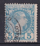 MONACO - 1885 - YVERT N°3 OBLITERE - COTE = 50 EUROS - Used Stamps