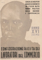 Tessera - Confederazione Fascista Dei Lavoratori Del Commercio - Membership Cards