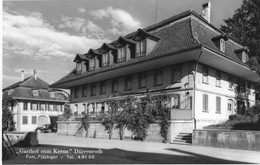 DÜRRENROTH → Gasthof Zum Kreuz Mit Oldtimer , Fotokarte Ca.1950 - Dürrenroth