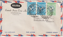 Venezuela 1957 Lettre Par Avion Pour L'Allemagne - Venezuela