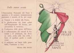 Tessera - Associazione Nazionale Del Fante - Membership Cards