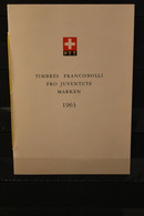 Schweiz 1963, Sammelheft Nr. 59, PTT-Booklet, Pro Juventute; Blumen - Otros & Sin Clasificación