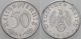 MONETA WW2 50 REICHSPFENNIG 1940 CATEGORIA  A BERLIN  GERMAN COIN REICH GERMANY - 50 Reichspfennig