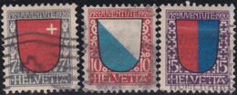 Suisse    .   Y&T     .   176/178     .      O   .     Oblitéré   .   /    .   Gebraucht - Oblitérés