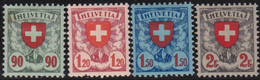 Suisse    .   Y&T     .   208/211 (2 Scans)     .   *   .     Neuf Avec Gomme   .   /    .   Ungebraucht Mit Gummi - Unused Stamps