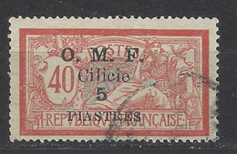 Turchia - Cilicia - 1920 - Usato/used - Overprint - Mi N. 76 - Usati