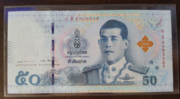 Thailand Banknote 50 Baht Series 17 P#136 SIGN#87 - 0Aพ - Thailand