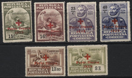 Portugal (03) 1928 "Porte Franco" (Free Postage) Overprints. Mint. - Andere & Zonder Classificatie