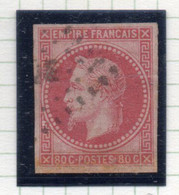 37CRT581 - COLONIE GENERALI 1871 ,  Yvert N. 10 Usato MARTINIQUE - Napoleone III