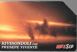 CARTE -ITALIE-Serie Pubblishe Figurate-Catalogue Golden-10000L/31/06/95-Rivisondoli-N°274-Man -Utilisé-BE-RARE - Öff. Vorläufer